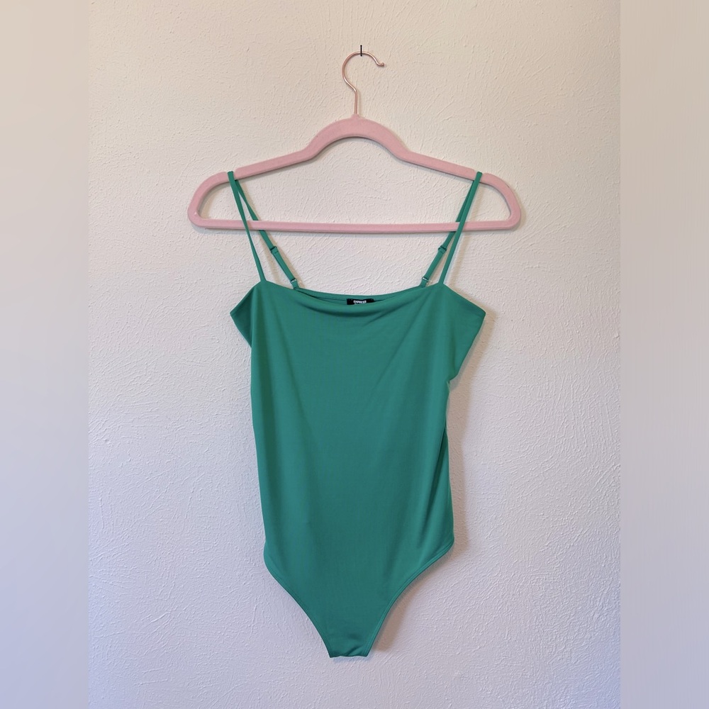 Express Body Contour Square Neck Body Suit Size Small